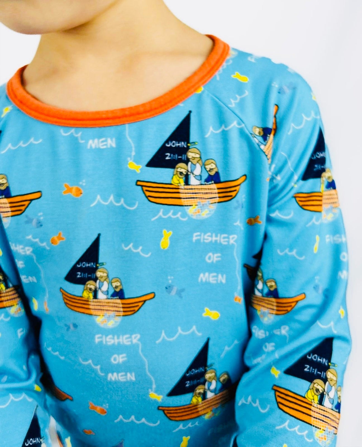 Fisher Of Men Two Piece Kids Pajamas
