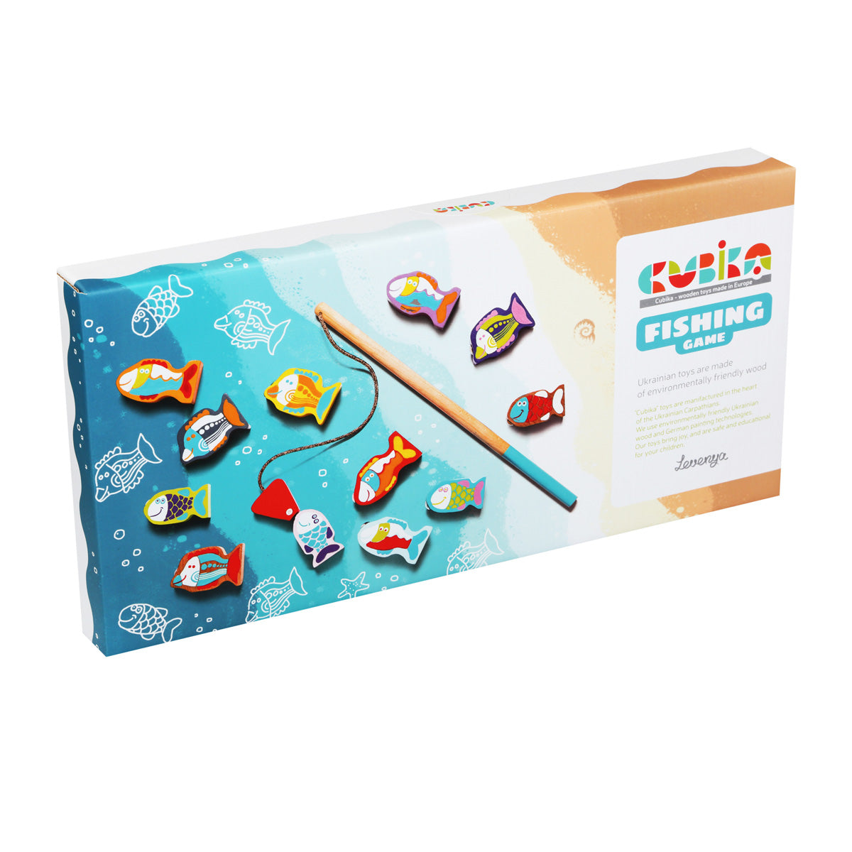 Wise Elk/Cubika Wooden Toy - Fishing Game by Wise Elk