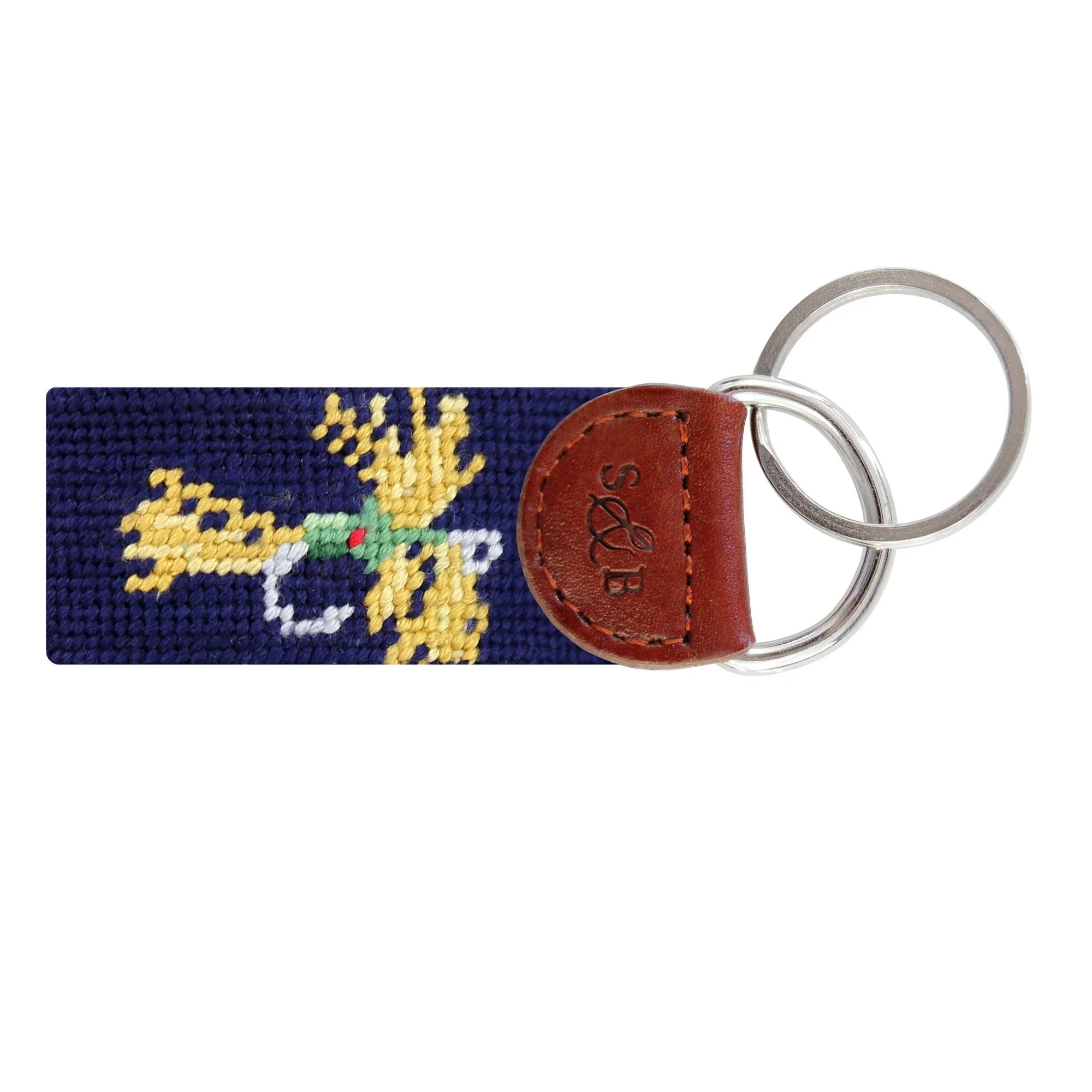 Fishing Fly Key Fob (dark Navy)