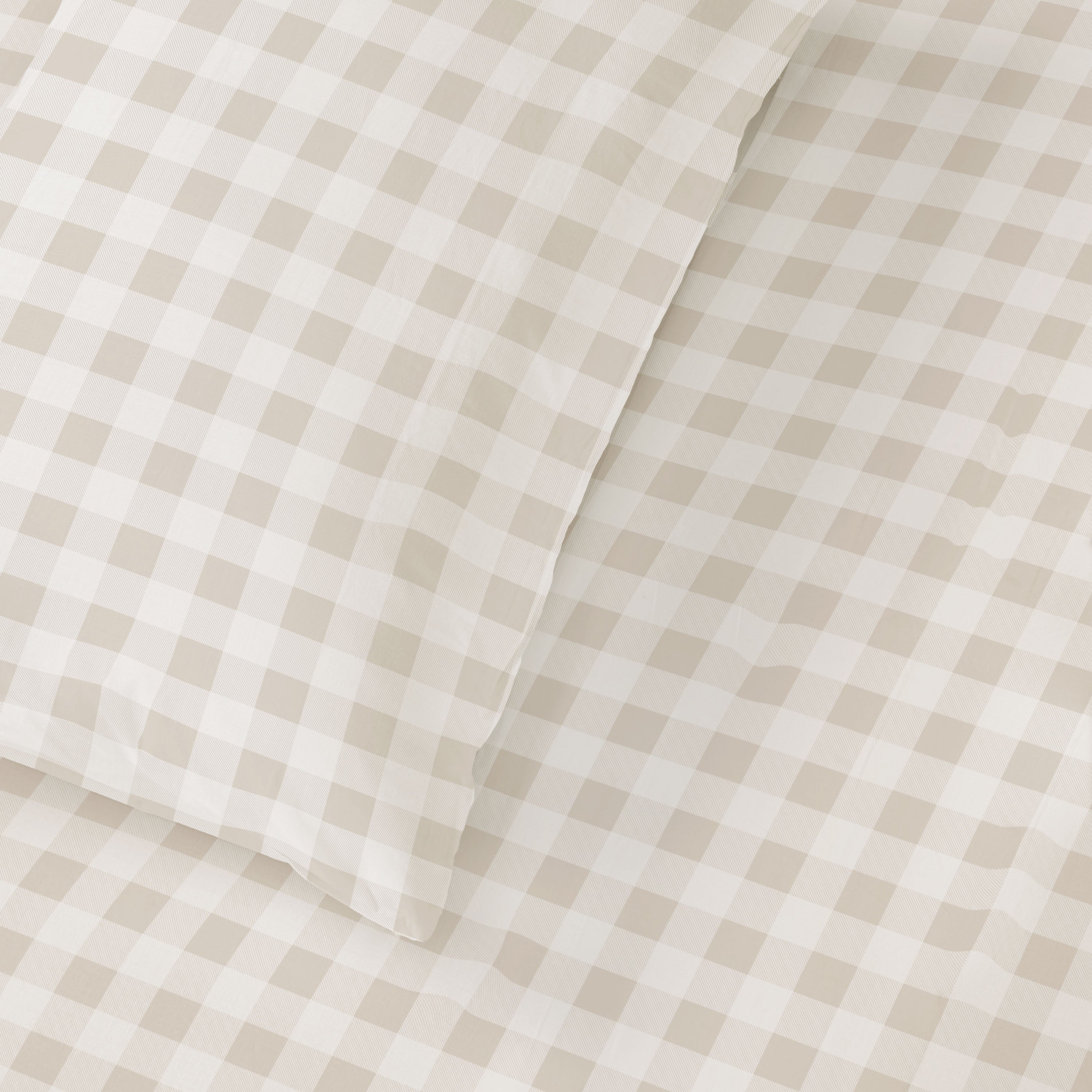 Organic Kids Fitted Sheet - Plaid