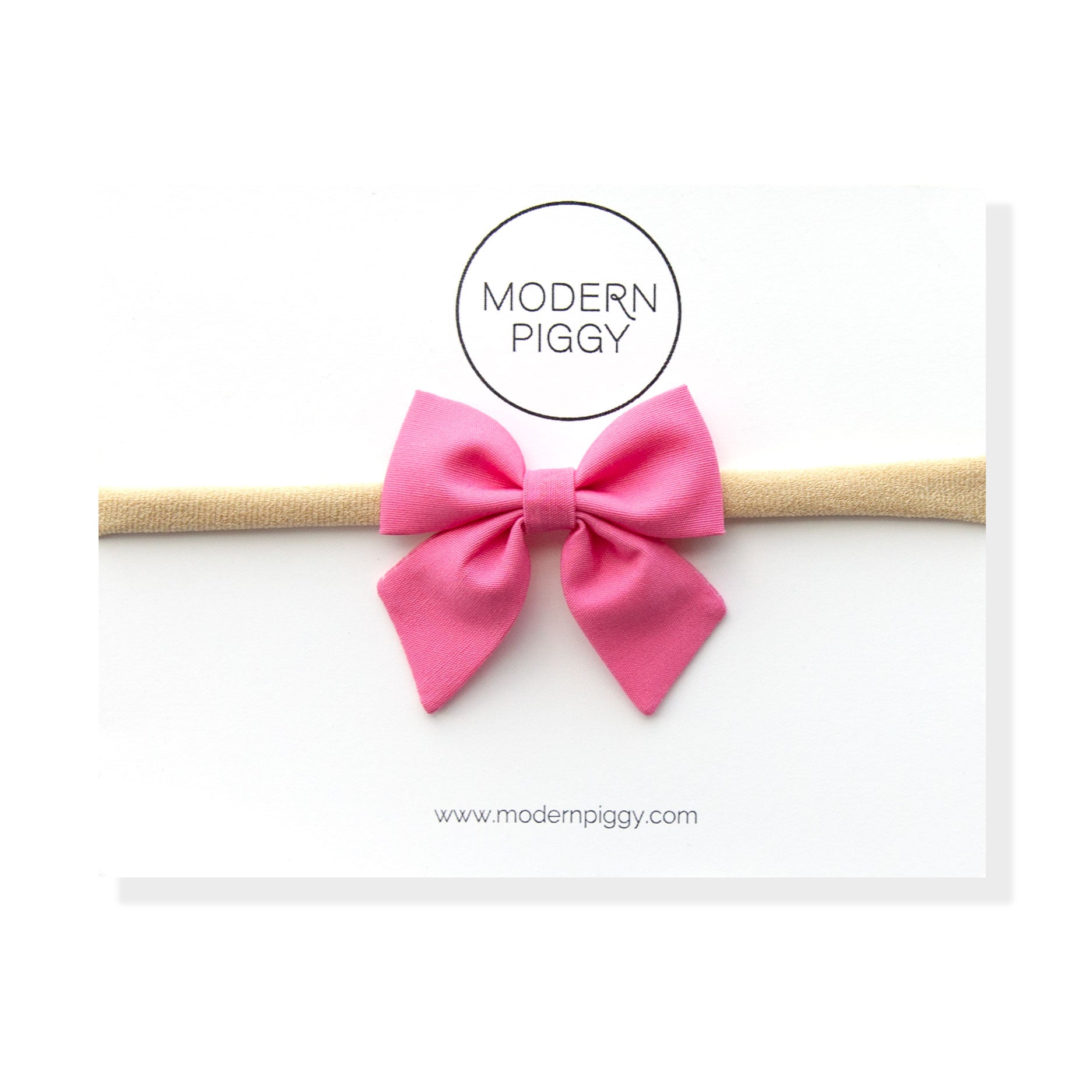 Flamingo | Mini Piggy Bow