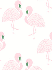 'flamingos' Wallpaper By Tea Collection - Beverly Hills