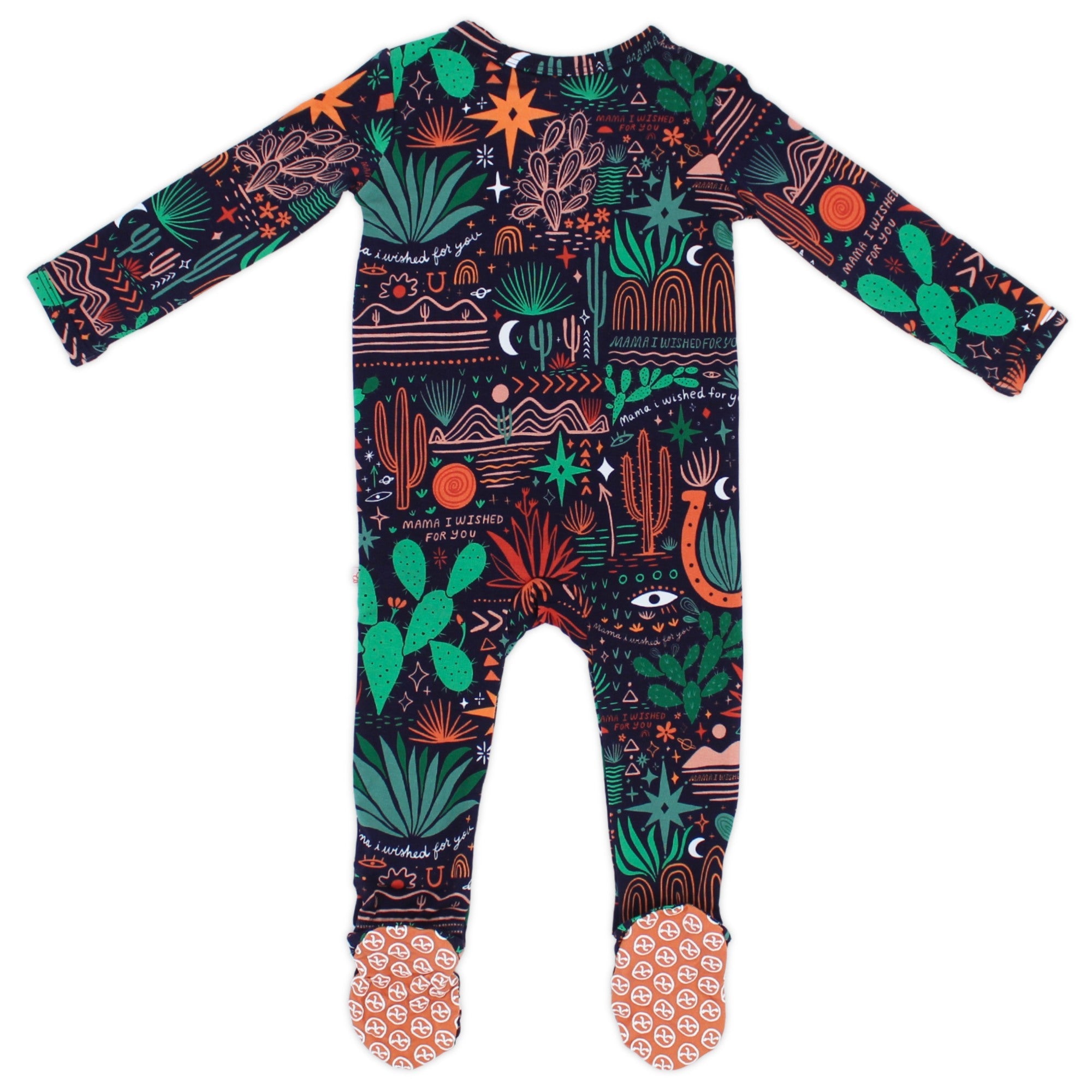 The Second-skin Footie | Desert Cactus (midnight)