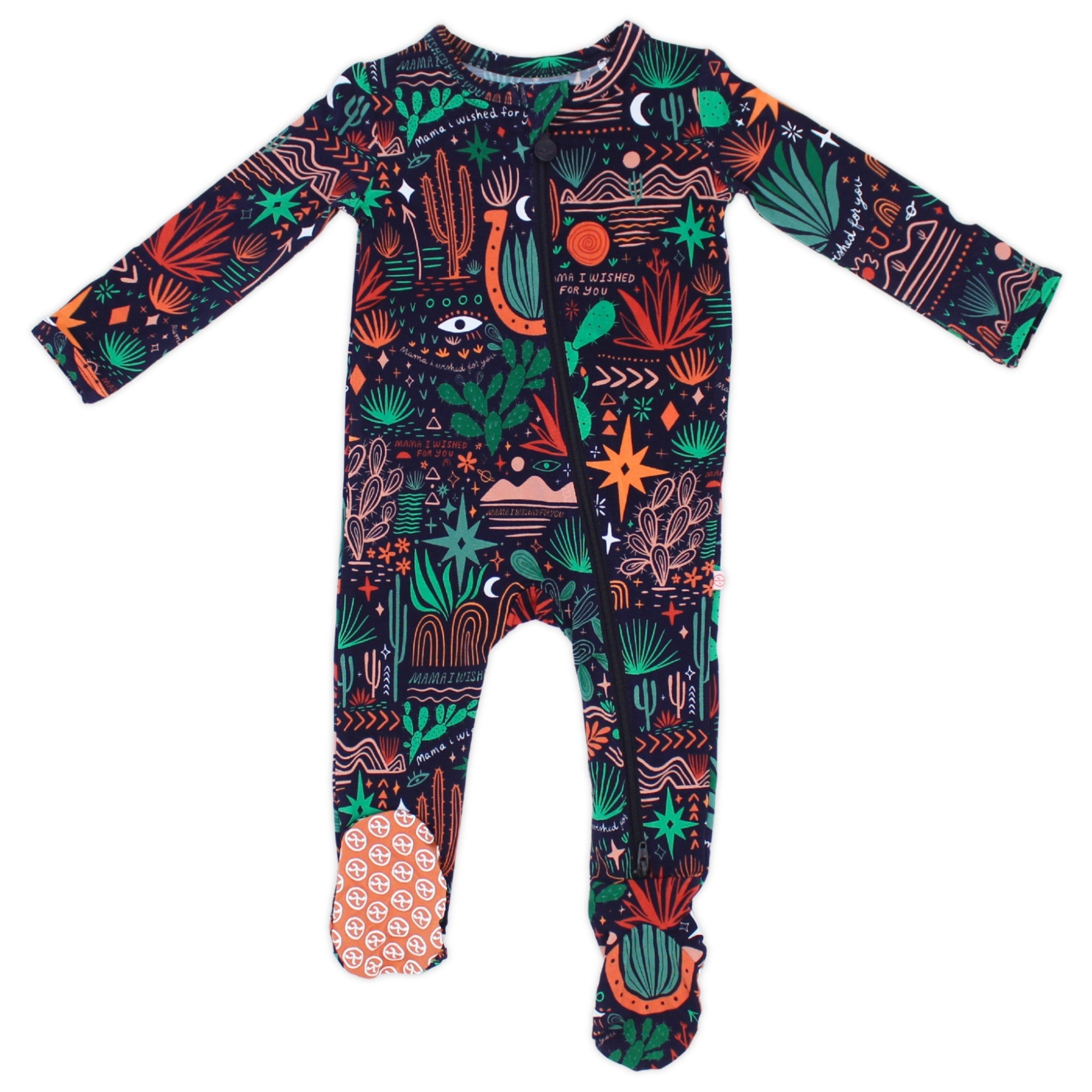 The Second-skin Footie | Desert Cactus (midnight)
