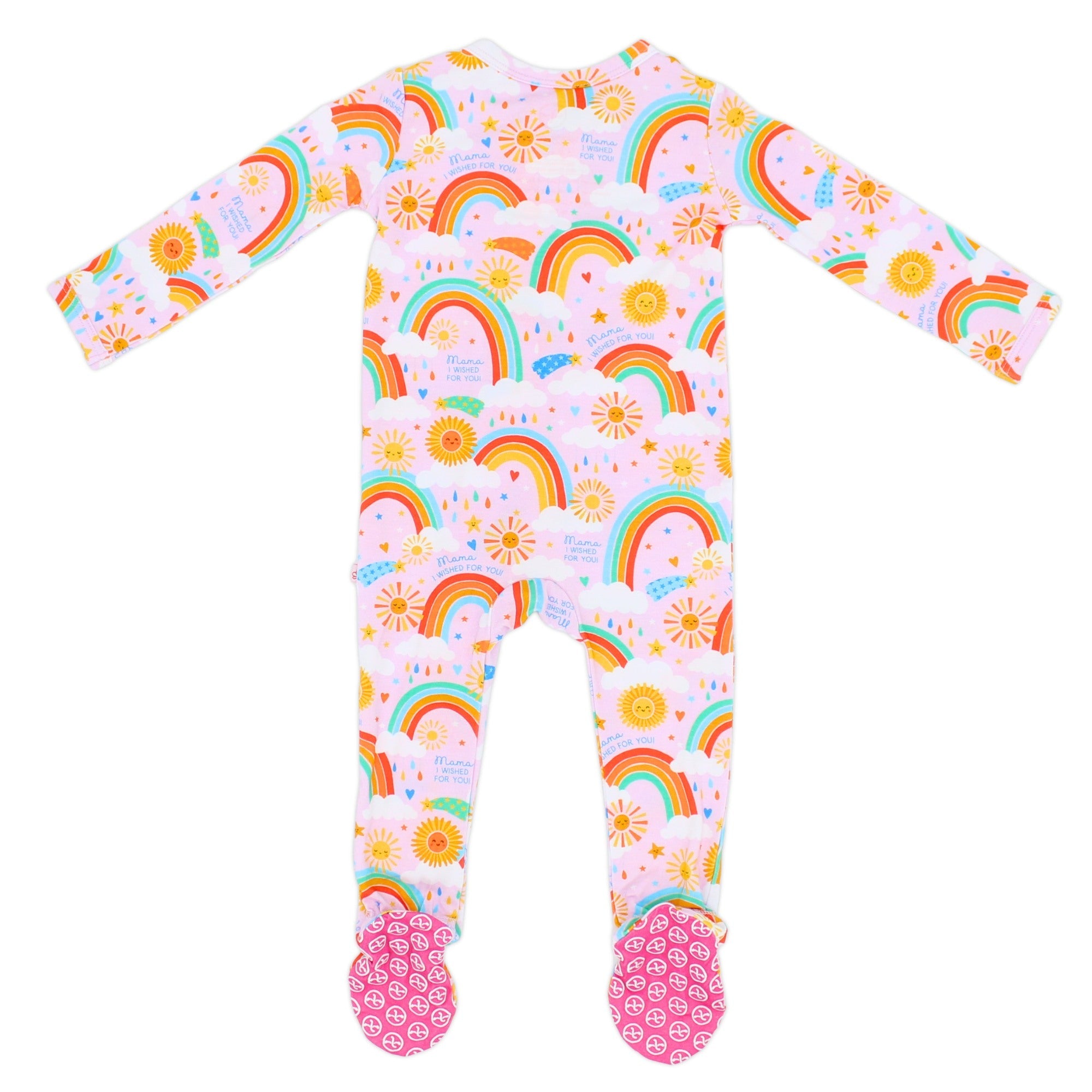 The Second-skin Footie | Here Comes The Sunshine (pink) | "mama, I Wished For You"