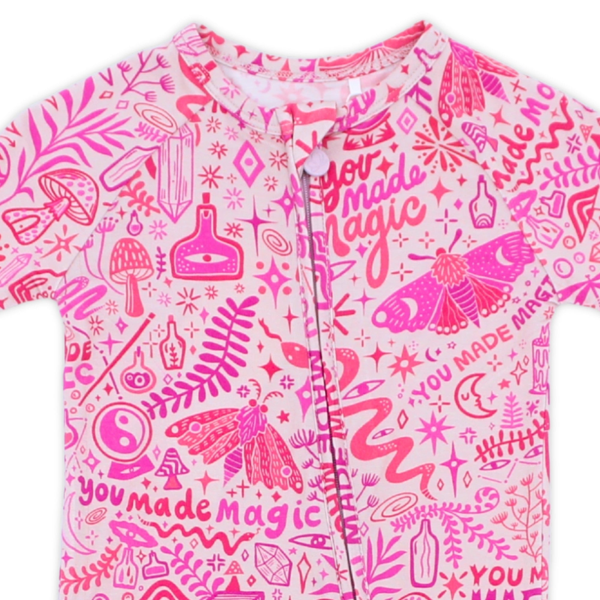 The Second-skin Convertible Romper | Mystic Mama (pink)