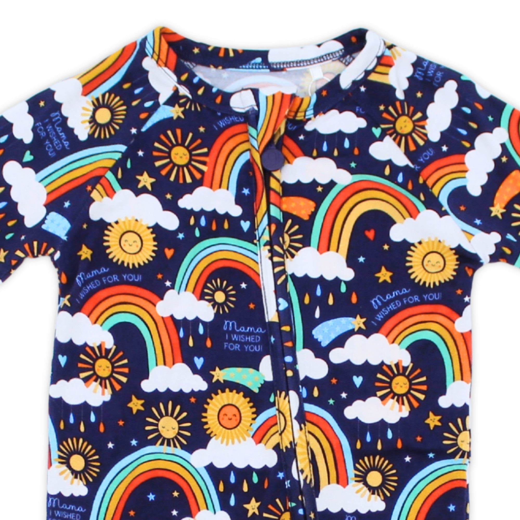 The Second-skin Footie | Here Comes The Sunshine (blue) | "mama, I Wished For You"