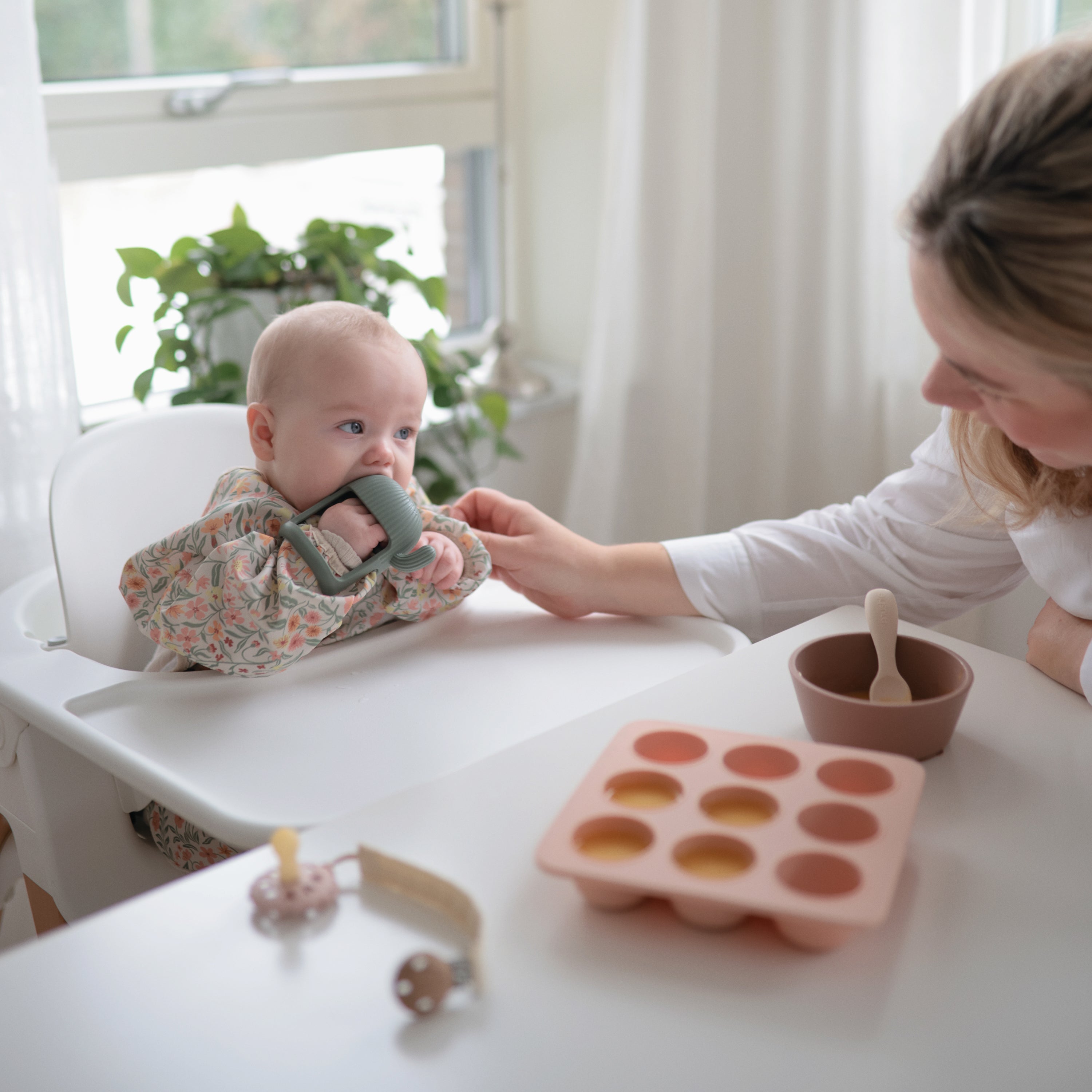 No-drop Cactus Teether (dried Thyme)