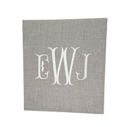 Baby Memory Book - Flax Linen (no Bow)