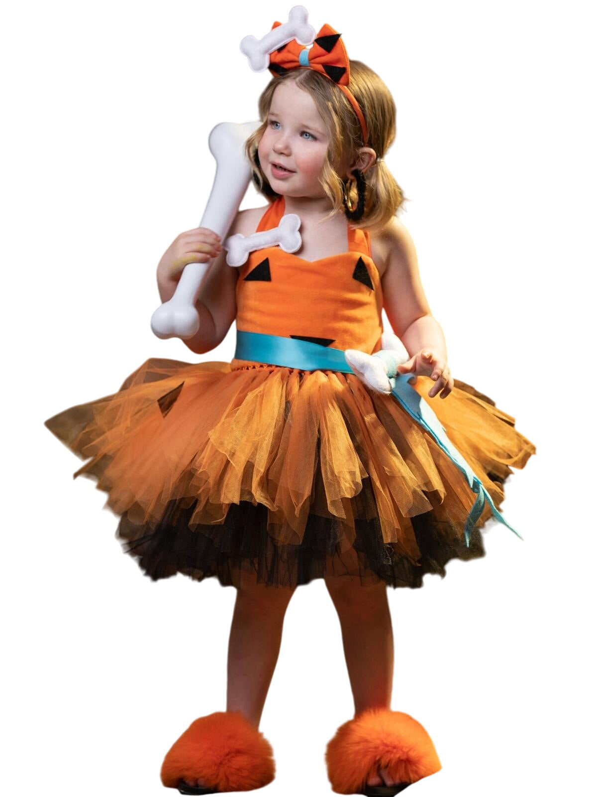 Girls Stone Age Cutie Tutu Costume Dress