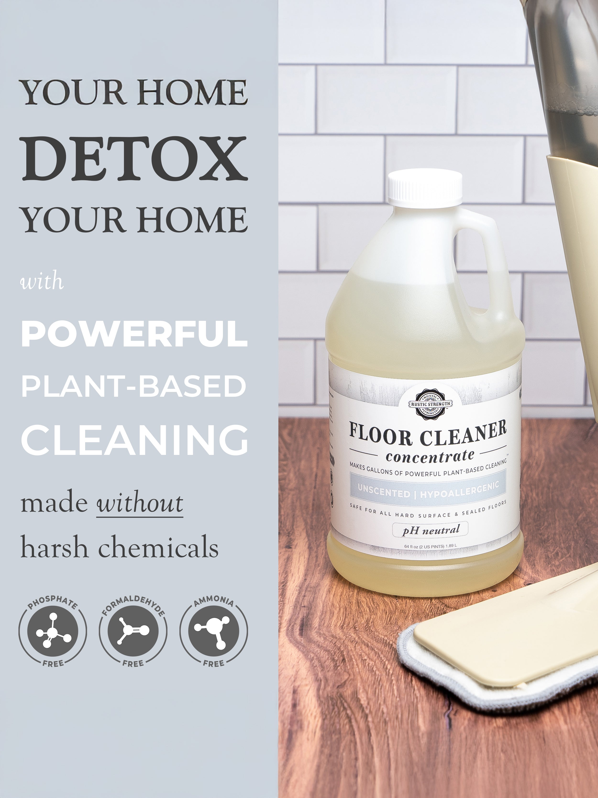 Floor Cleaner Concentrate | Rosemary, Mint & Tea Tree