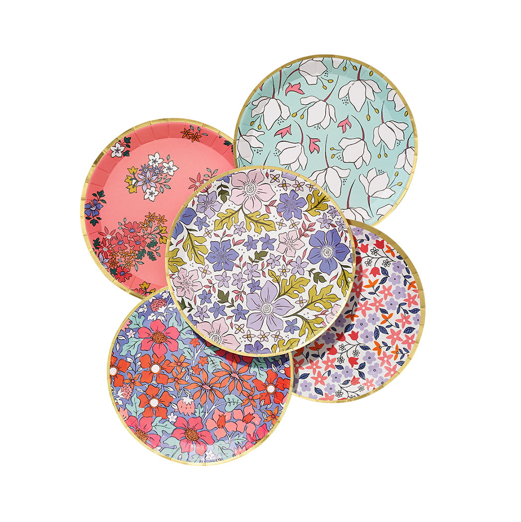 In Full Bloom Small Plates (10 Per Pack)