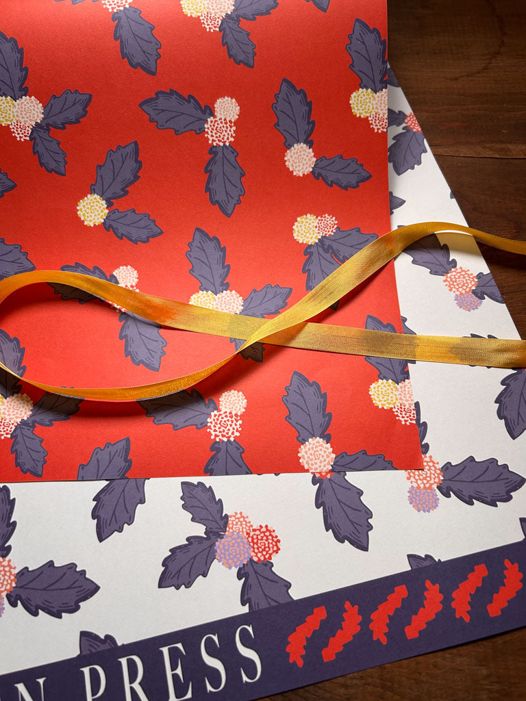 Floral Scatter Pattern Sheet