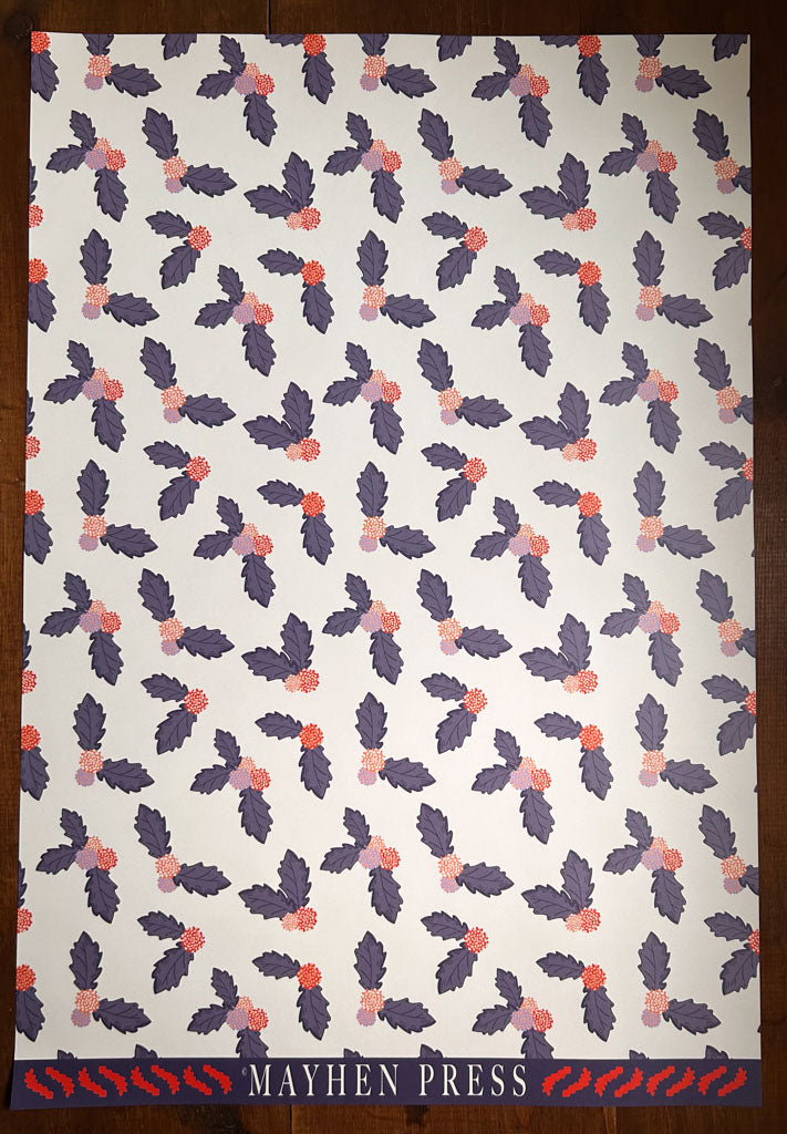 Floral Scatter Pattern Sheet