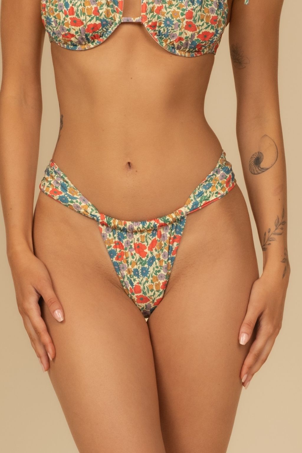 Florencia Floral Sandra Bikini Bottom