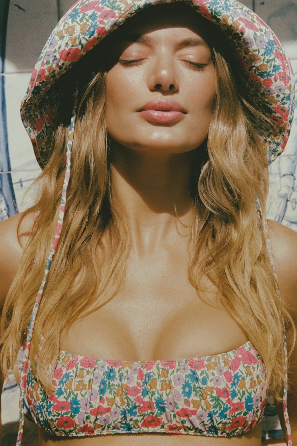 Florencia Floral Zoe Bikini Top