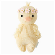 Flower Duckling - Handmade Organic Cotton Plush Toy