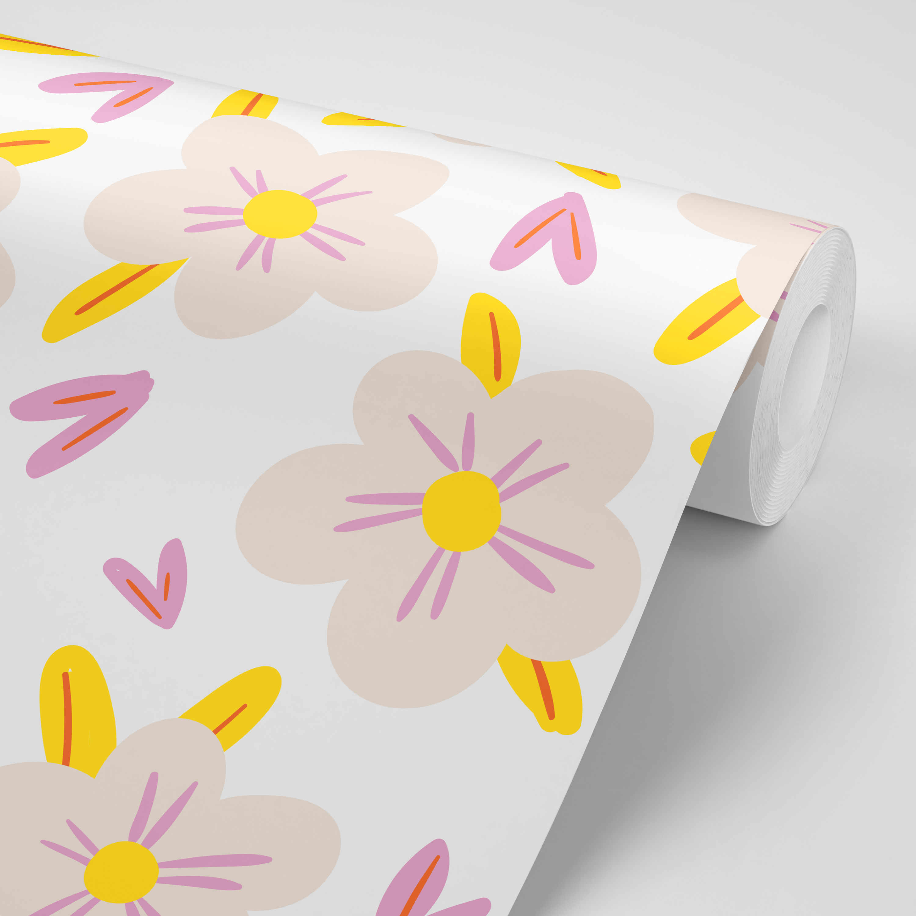 Flower Delight Contact Paper  - Pack Of 3 Rolls (24x48" Each)