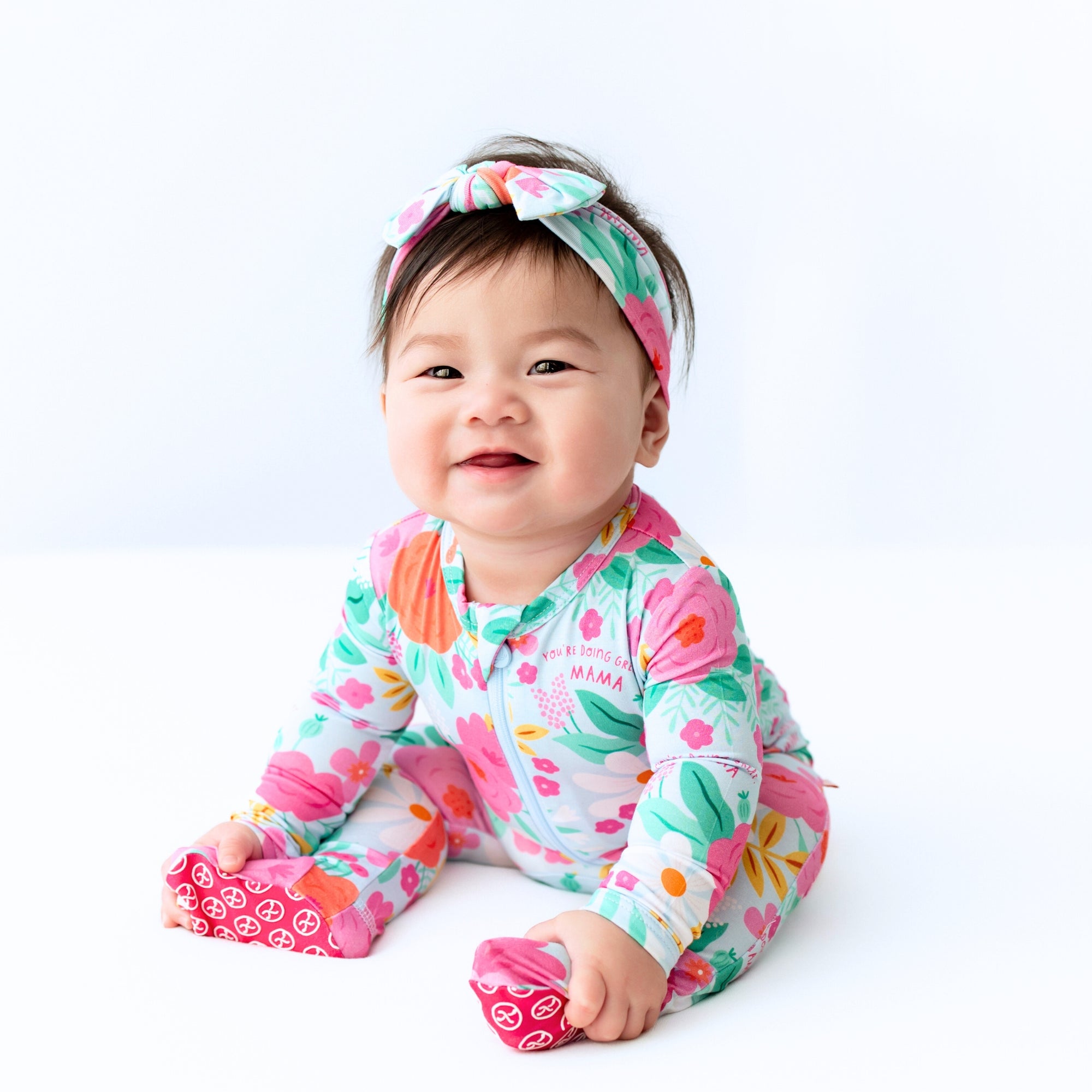 The Second-skin Footie | Flower Power | "you're Doing Great, Mama"
