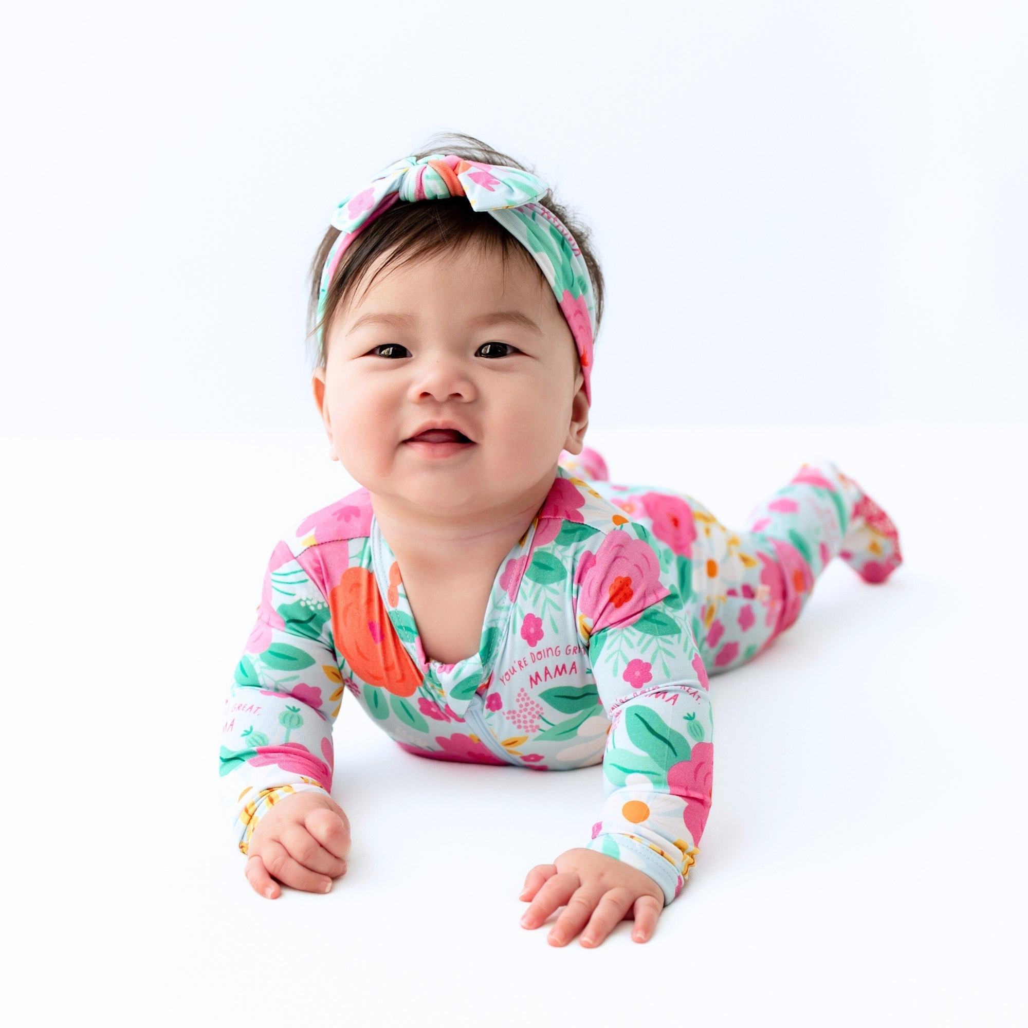 The Second-skin Footie | Flower Power | "you're Doing Great, Mama"