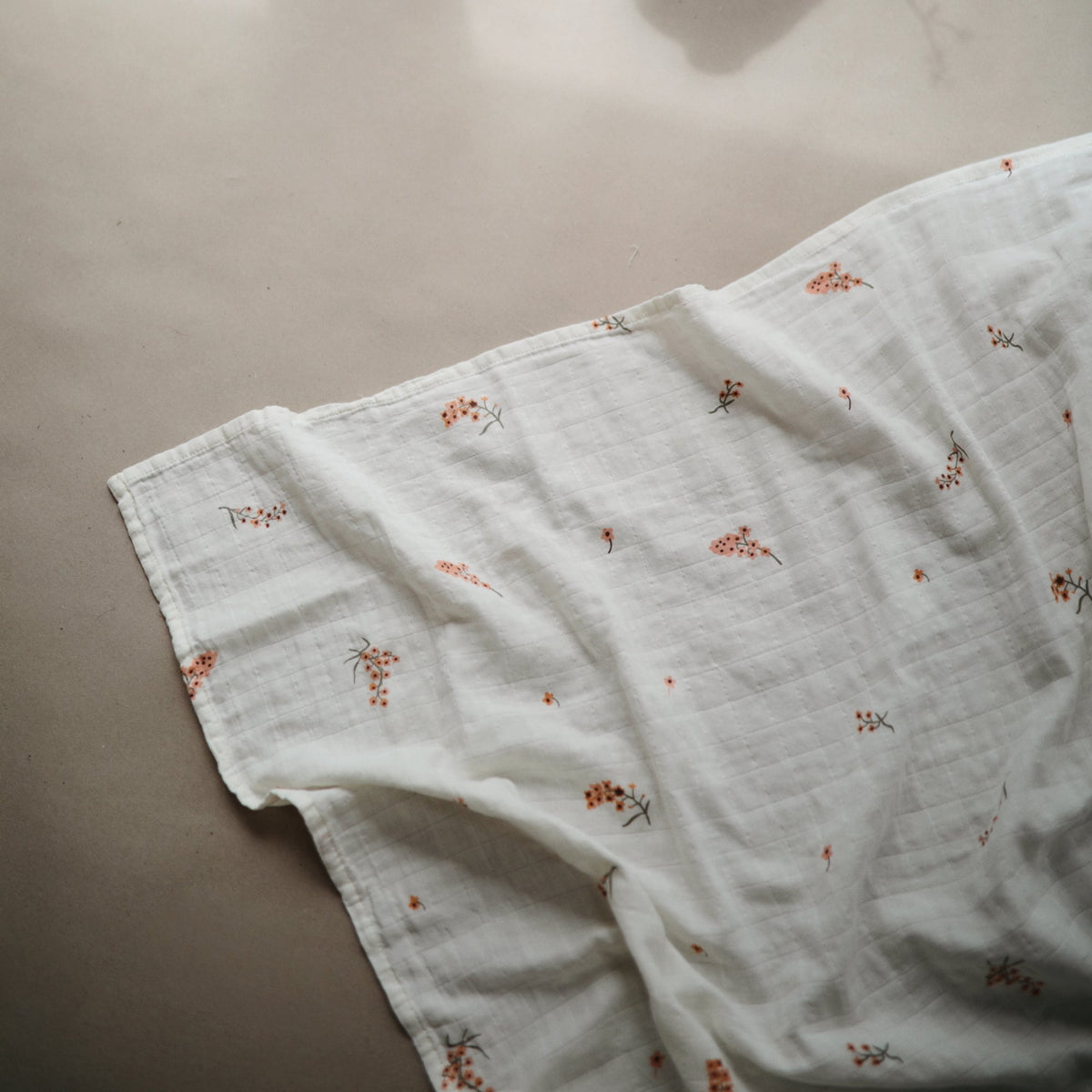 Organic Cotton Muslin Swaddle Blanket