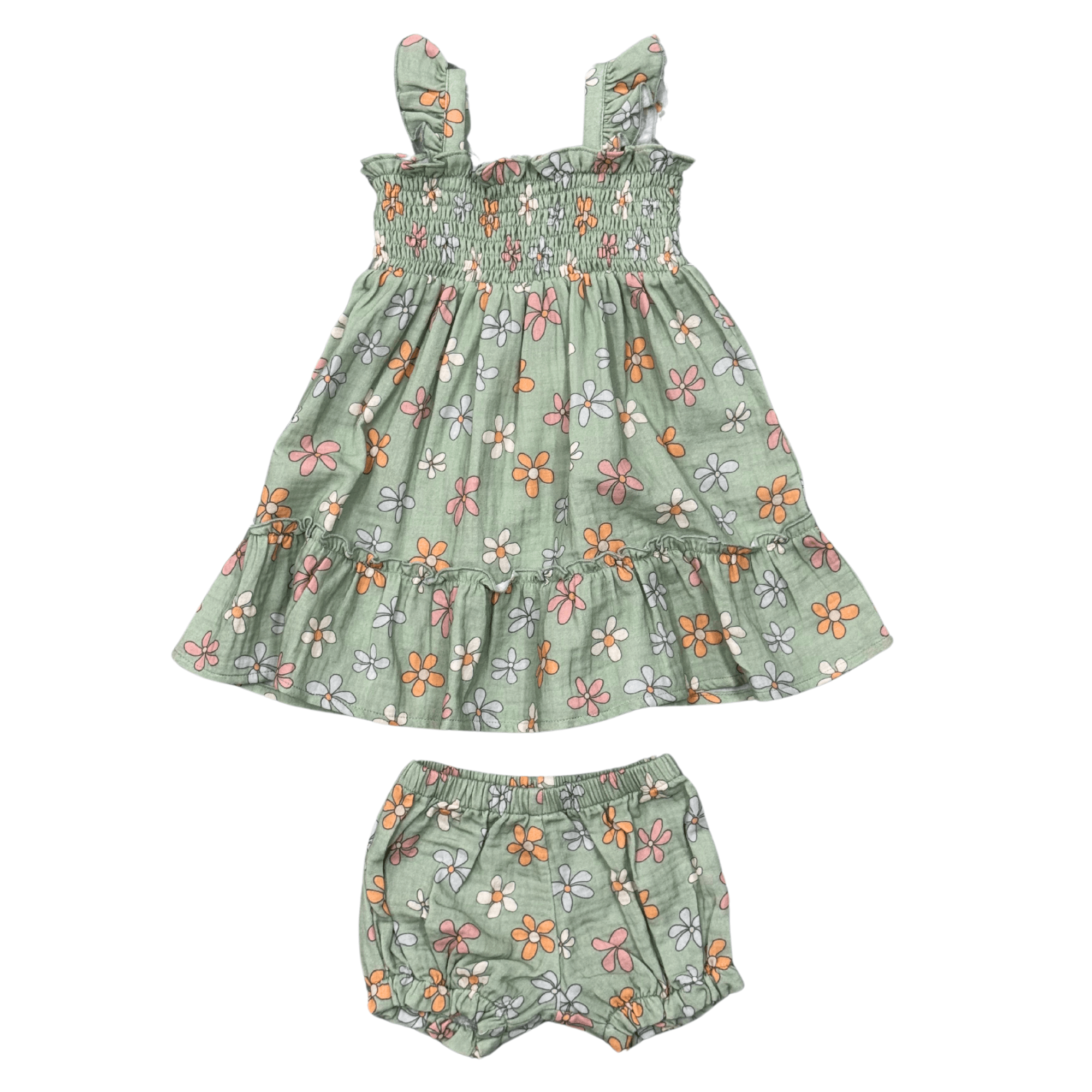 Baby Girl Flutter Dress Set