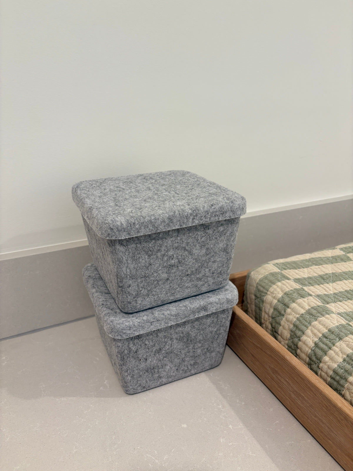 The Sculpted Bin - Petite With Lid