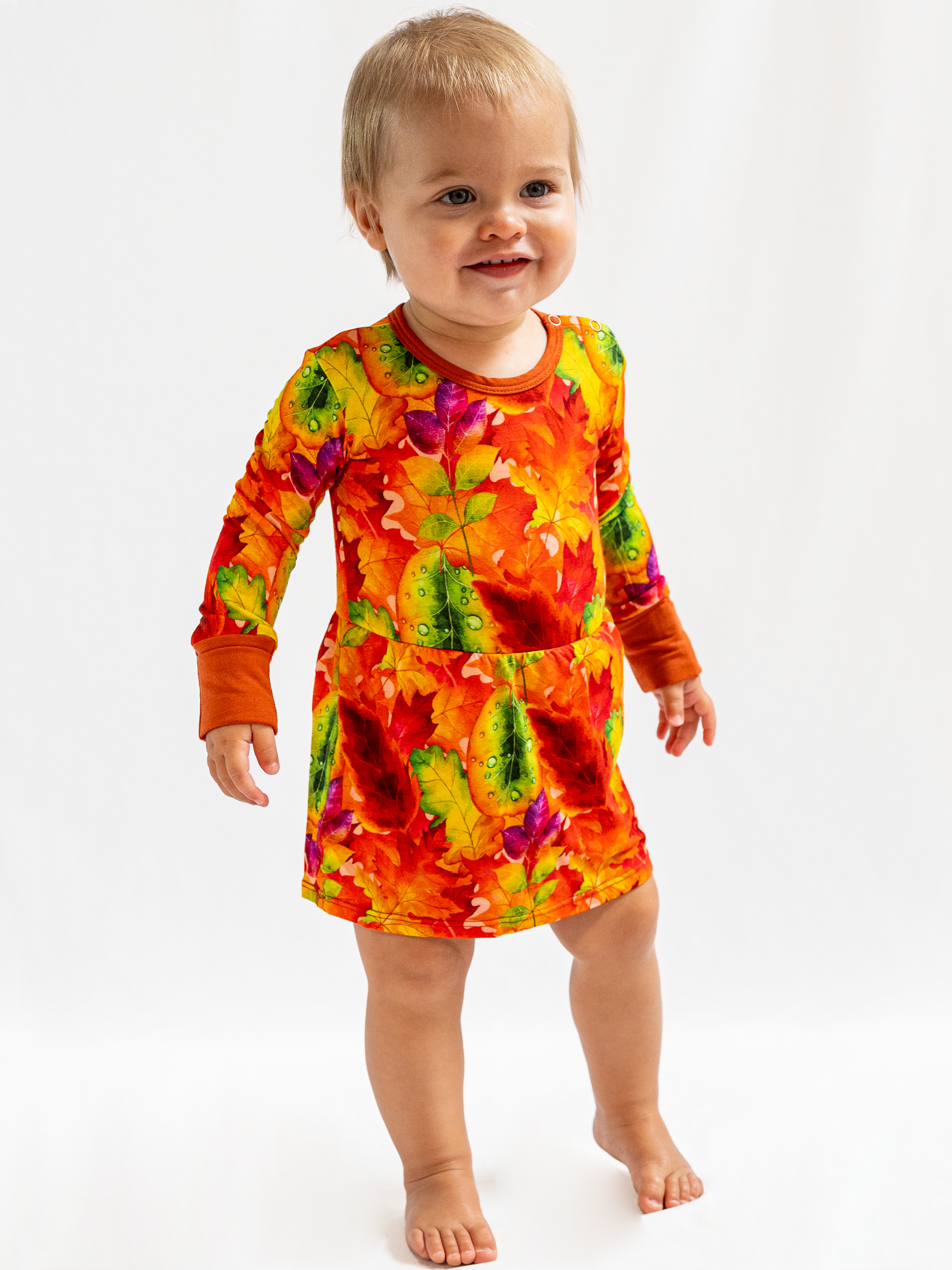 Foliage Baby Ballerina Dress