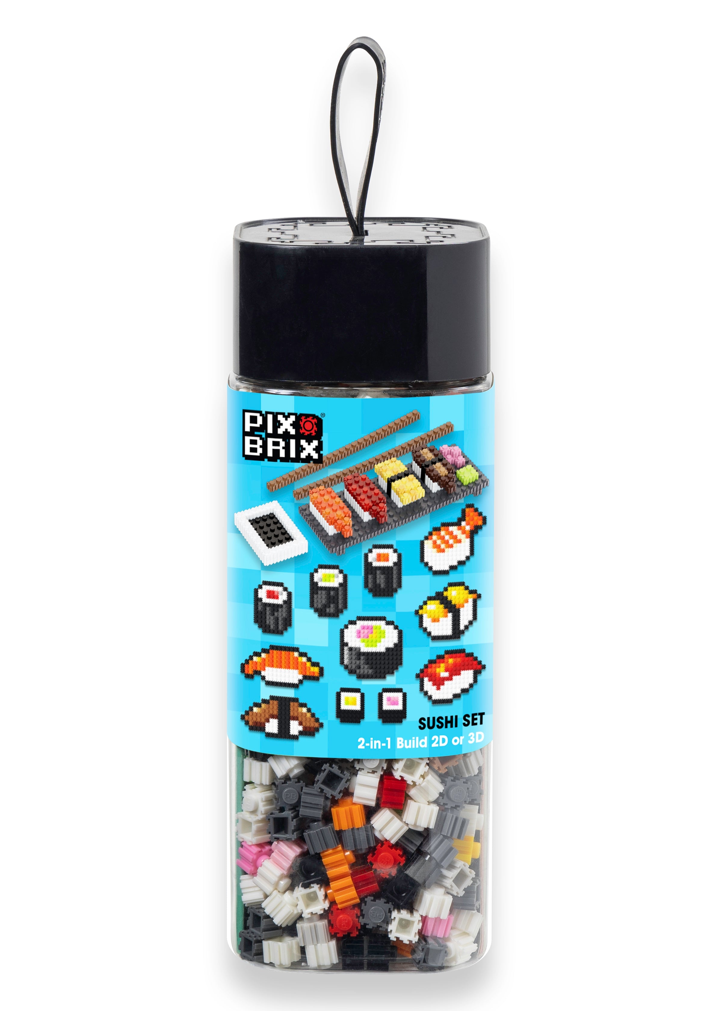 Food Bottle – Sushi Set | Build Pixel Sushi In 2d & 3d
