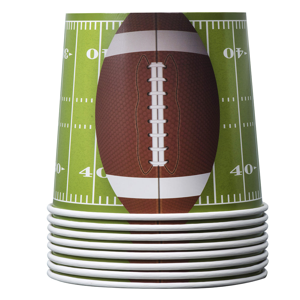 Football Party Supplies Snack Cups 16 Pack 84 Oz