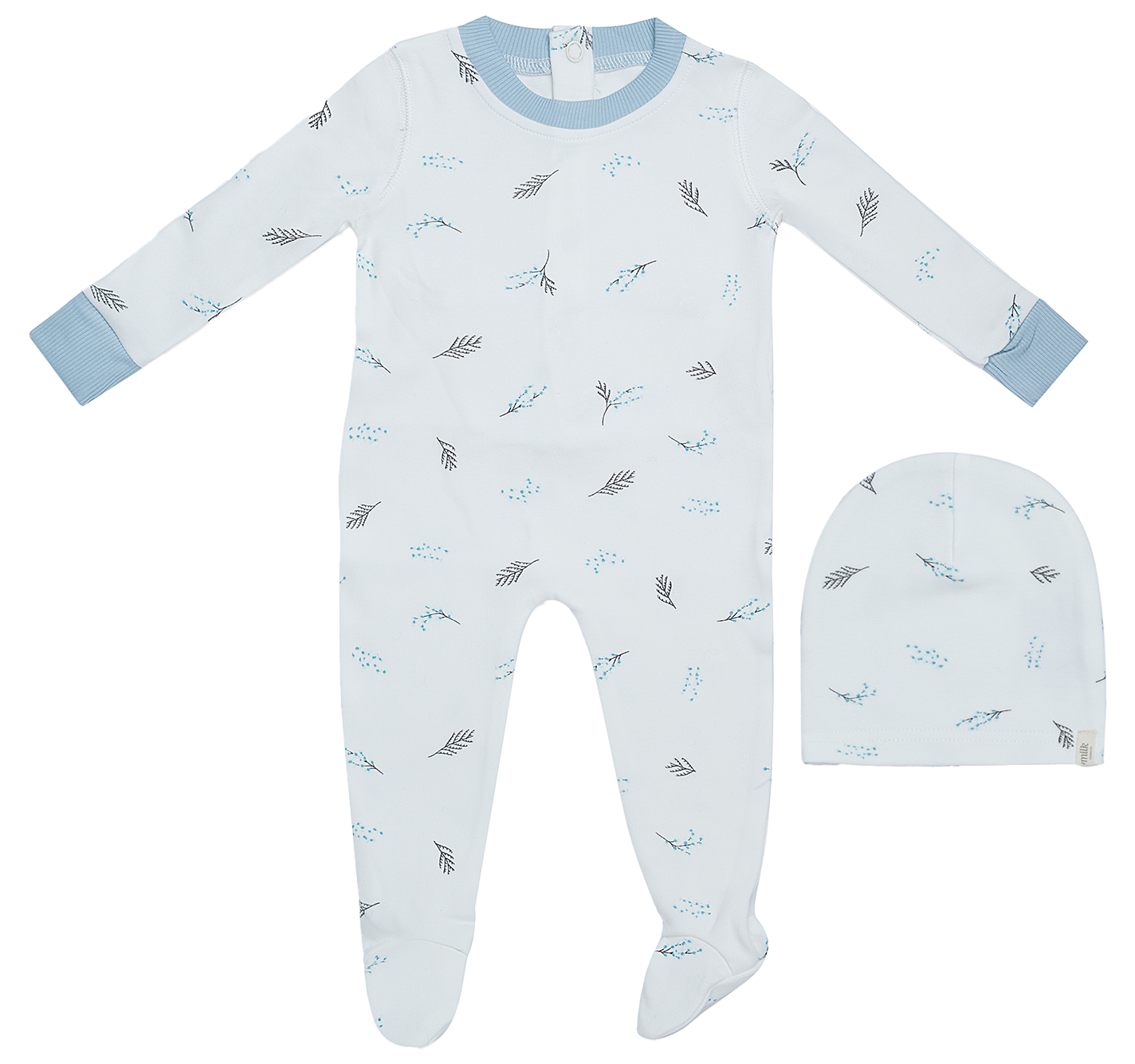 Milk Denmark Boys Pajama + Beanie - Tuft