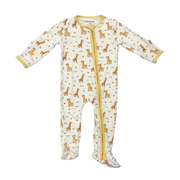 Footie Romper In Giraffe