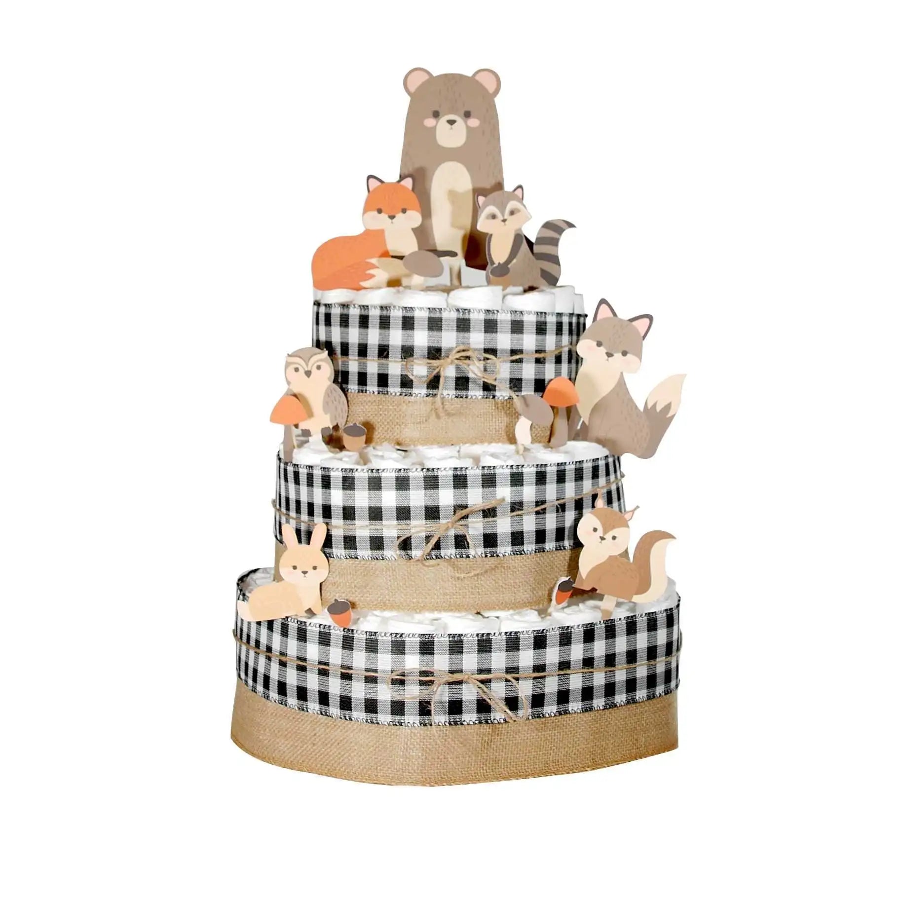 Forest Animal Diaper Cake Kit
