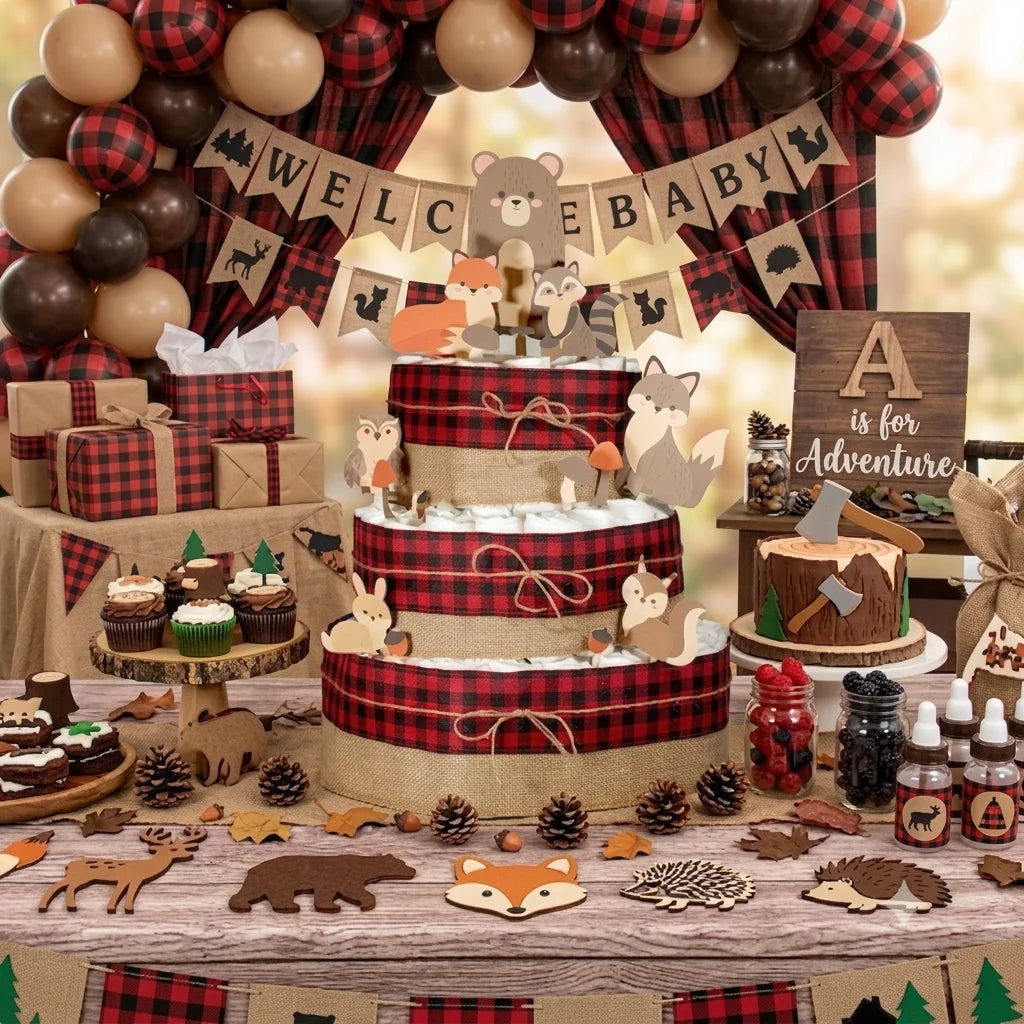 Forest Animal Diaper Cake Kit