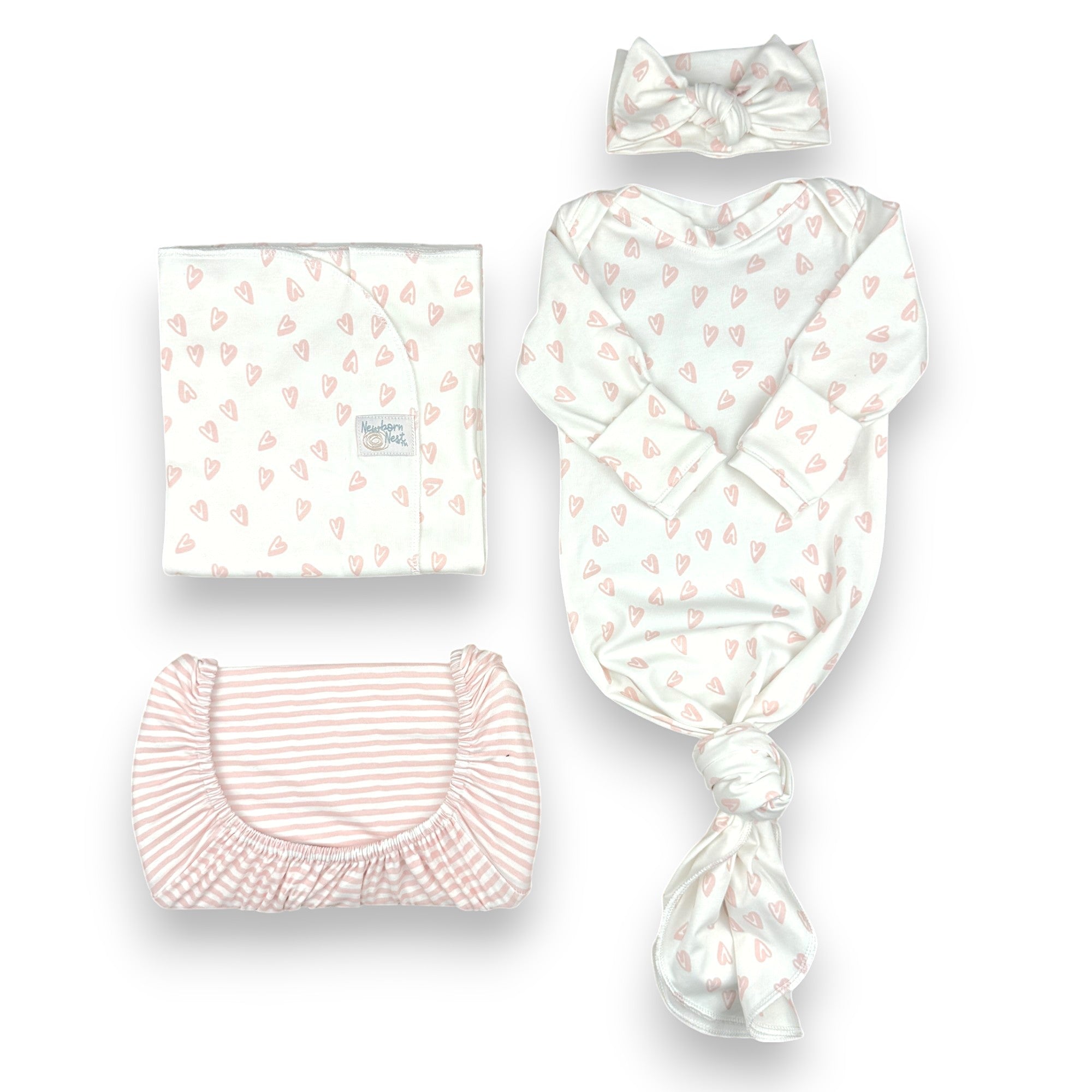 Forever Mine, Blush - Organic Newborn Nest