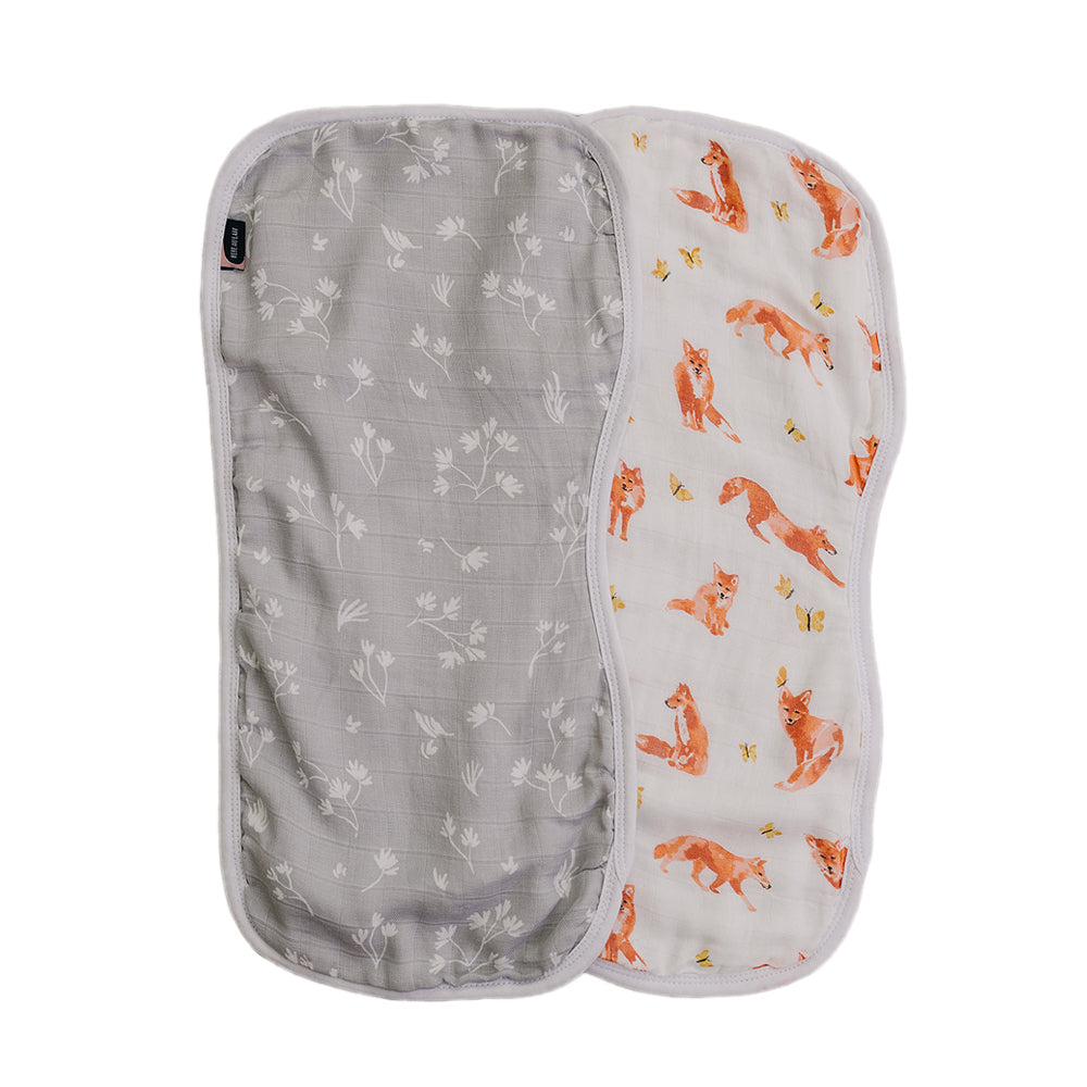 Fox Tales + Prairie Oh So Soft Muslin Burp Cloths Set