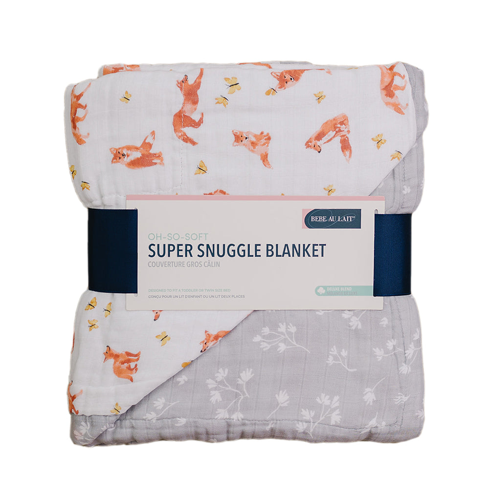 Fox Tales + Prairie Oh So Soft Muslin Super Snuggle Blanket