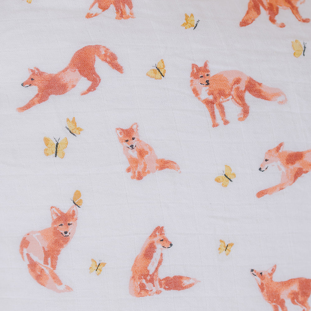 Fox Tales Oh So Soft Muslin Changing Pad Cover