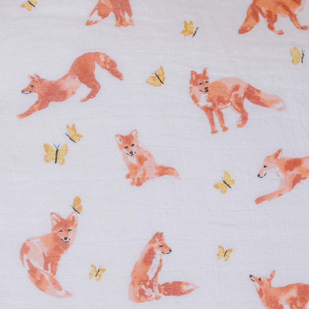 Fox Tales + Prairie Oh So Soft Muslin Swaddle Blanket Set