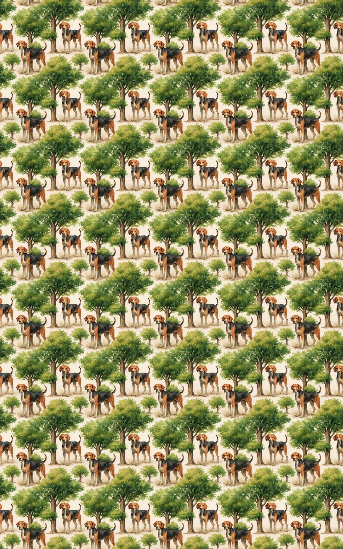 Foxhound Forest Wrapping Paper