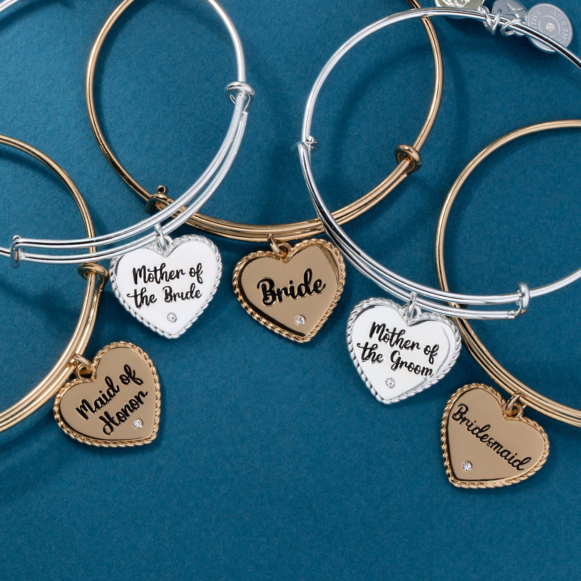 Mother Of The Groom Heart Bangle