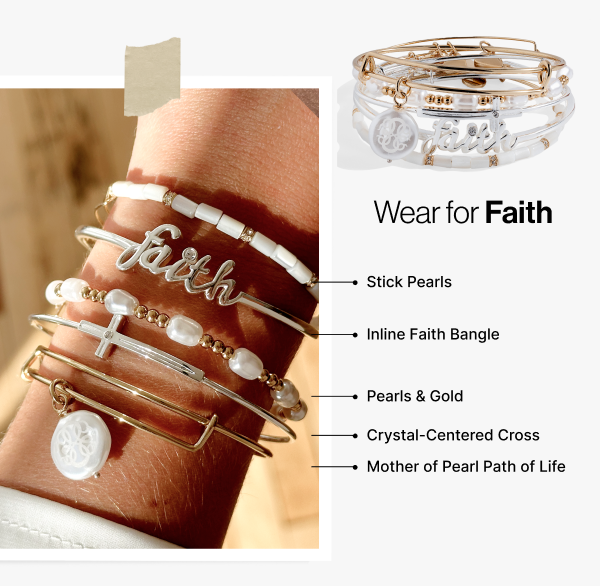 Faith Bracelets Set Of 5