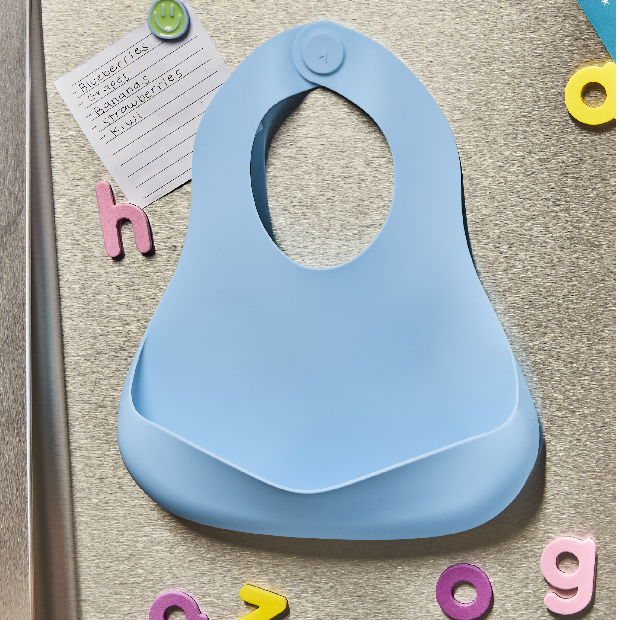 Magnetic Bib - Blueberry Burst + Kiwi Bliss