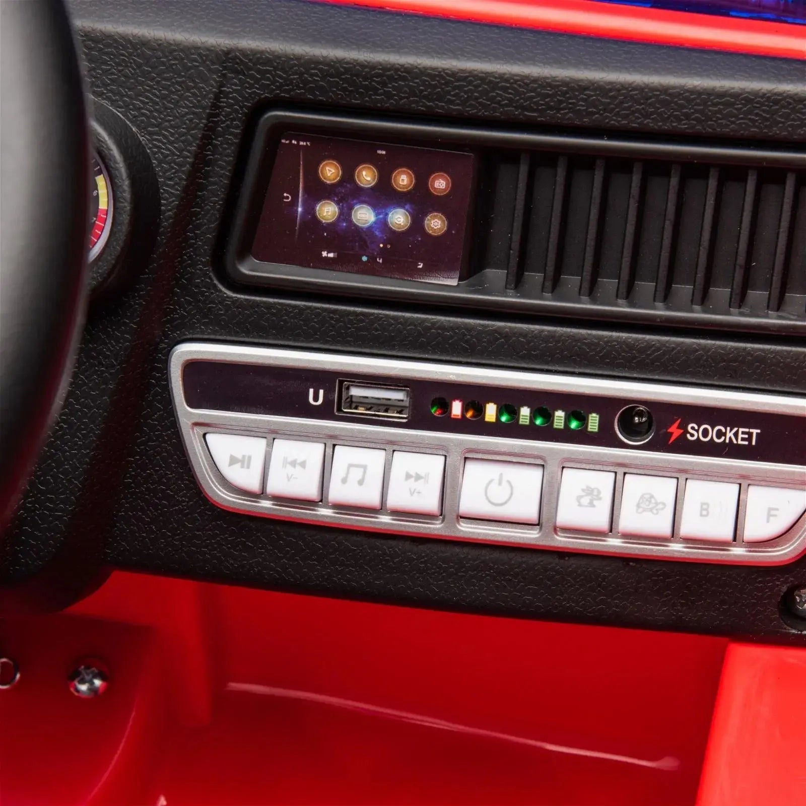 12v Freddo Fire Truck 1 Seater Ride On