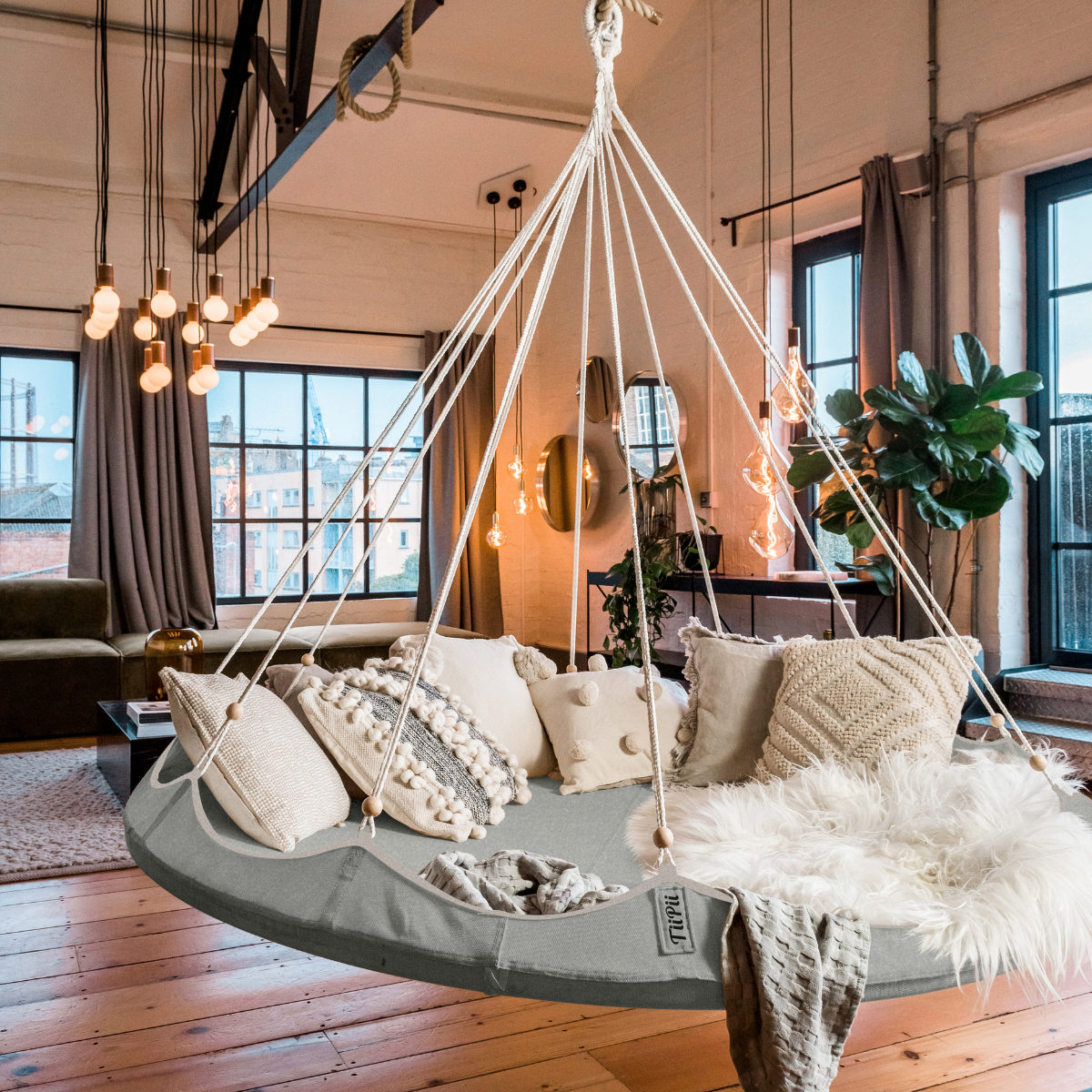 Outdoor Sunbrella® Daybed (large) - Seagull