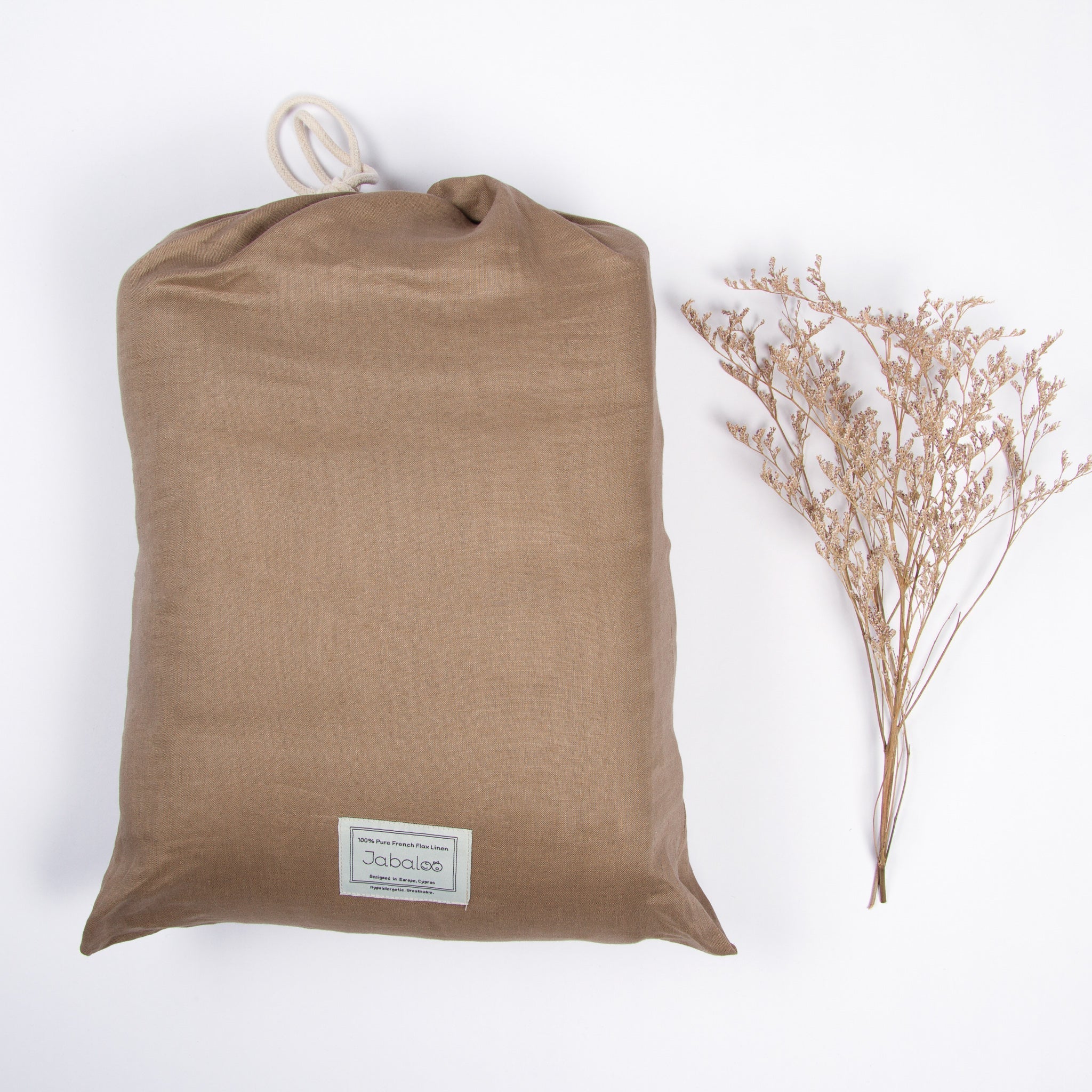 French Linen Baby Playmat - Chestnut