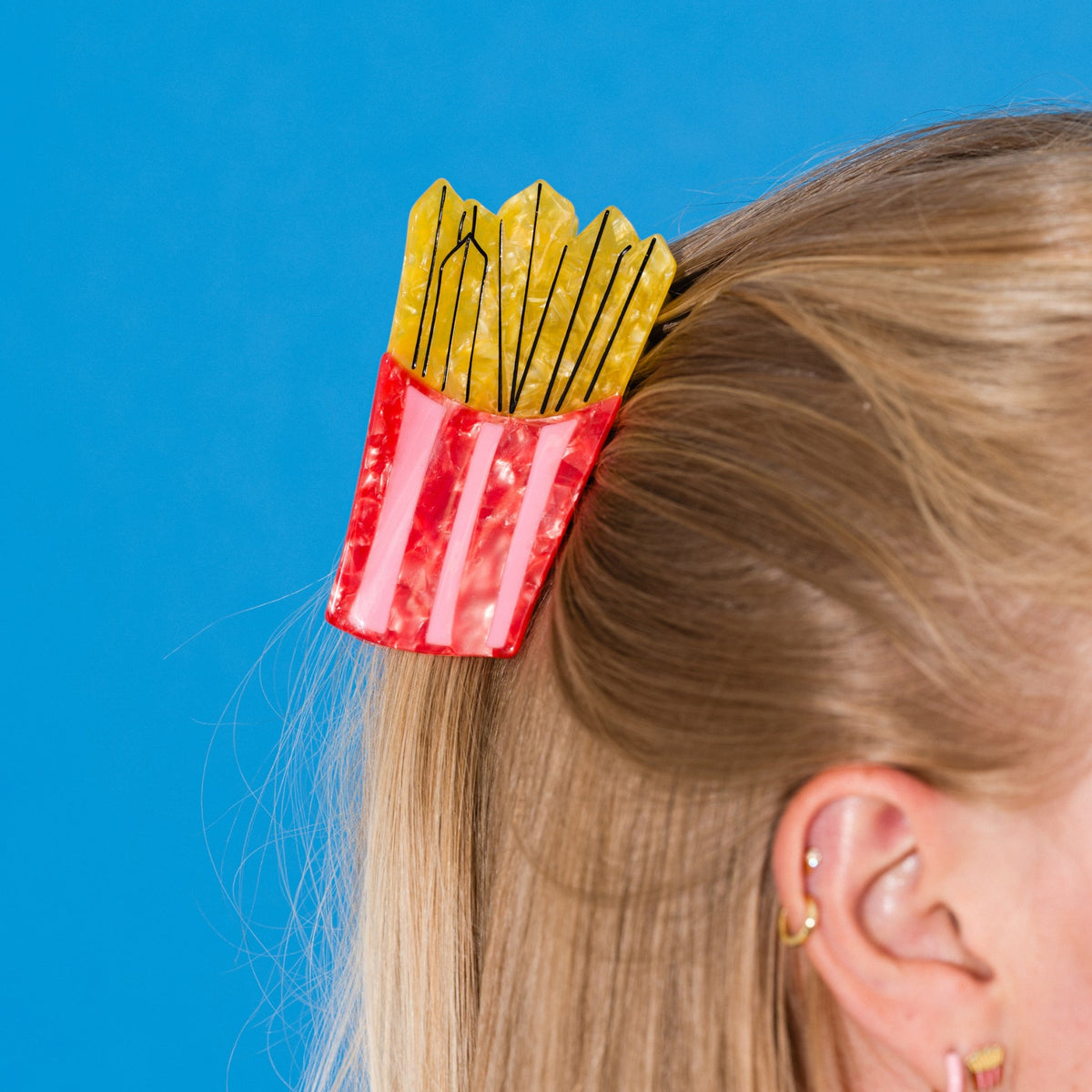 French Fries Hair Claw