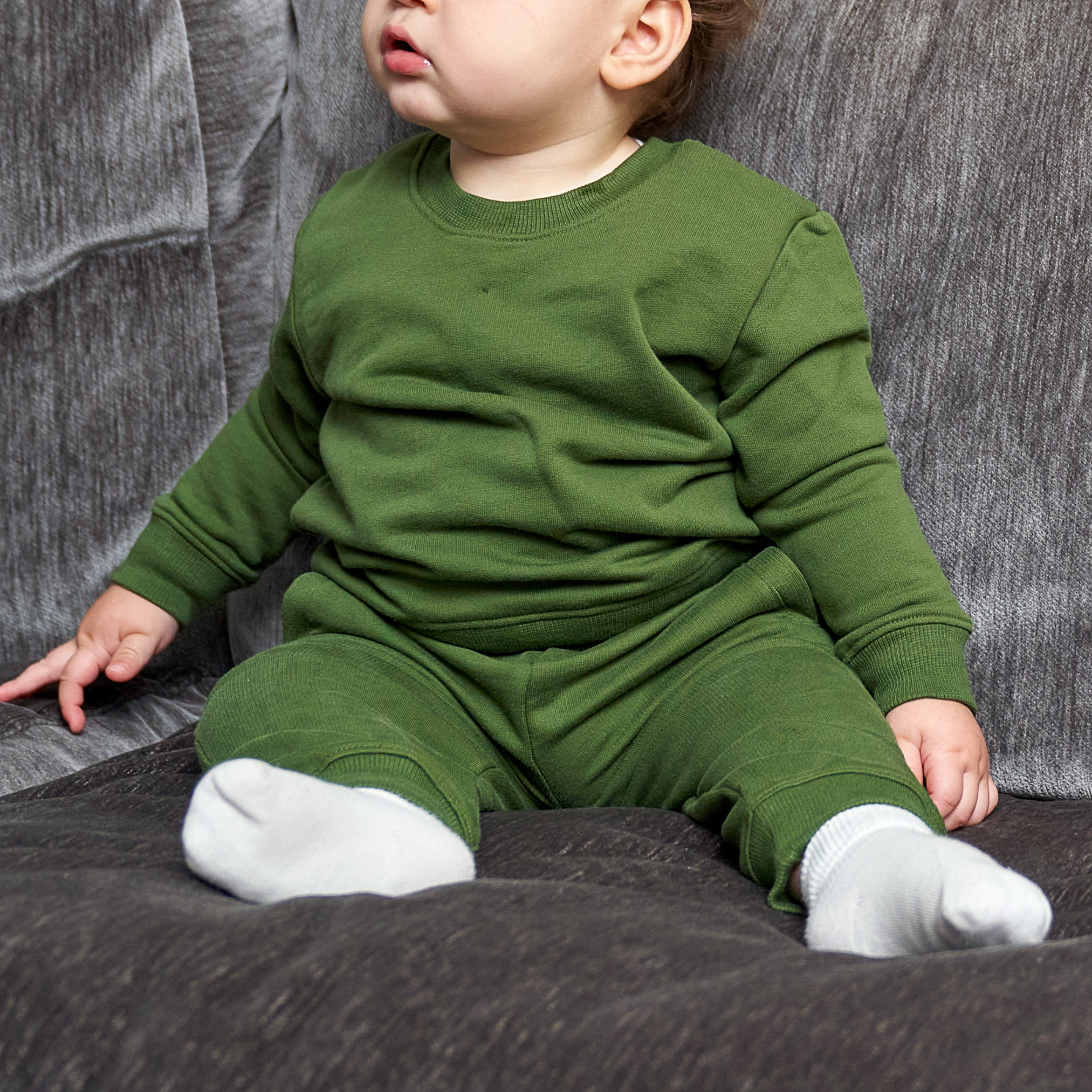 French Terry Set - Bronze Green