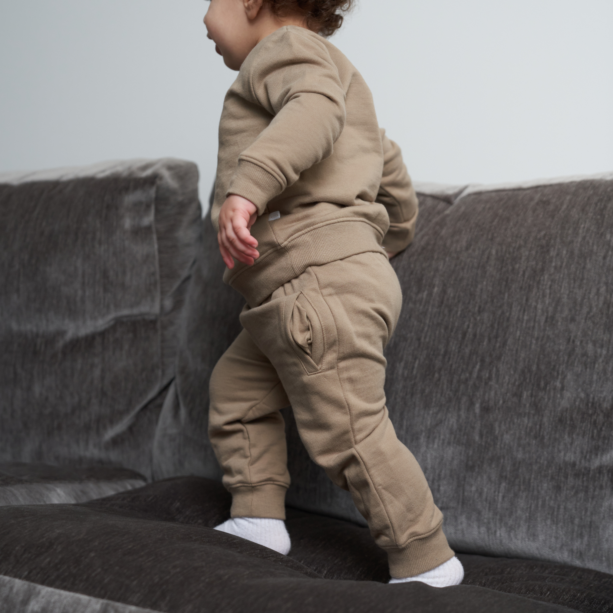 French Terry Set - Timberwolf