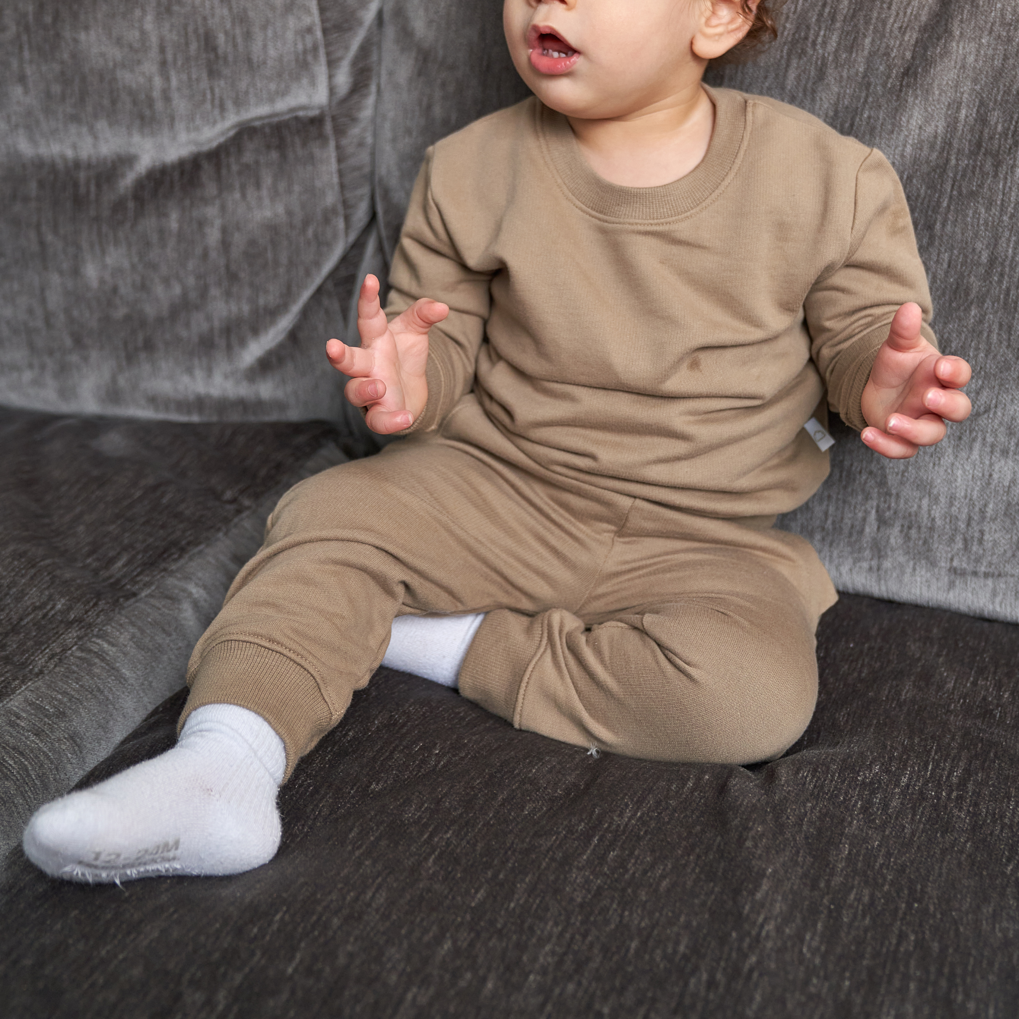 French Terry Set - Timberwolf